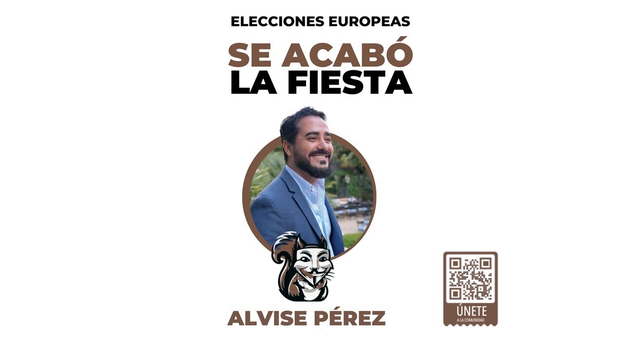 Rueda de prensa Alvise Pérez