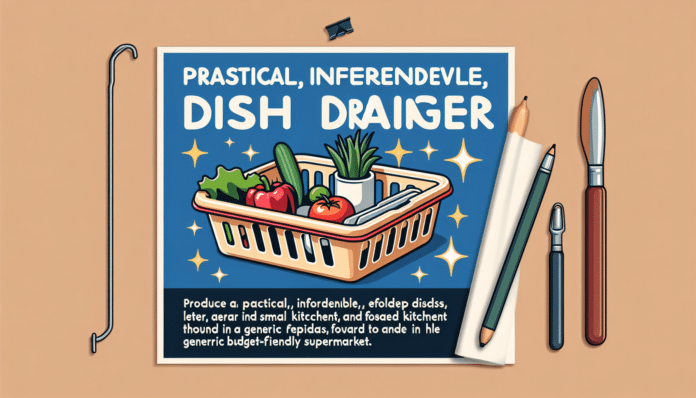 Aldi tiene un escurridor ideal ideal para cocinas pequeñas:  es práctico, barato y se puede plegar