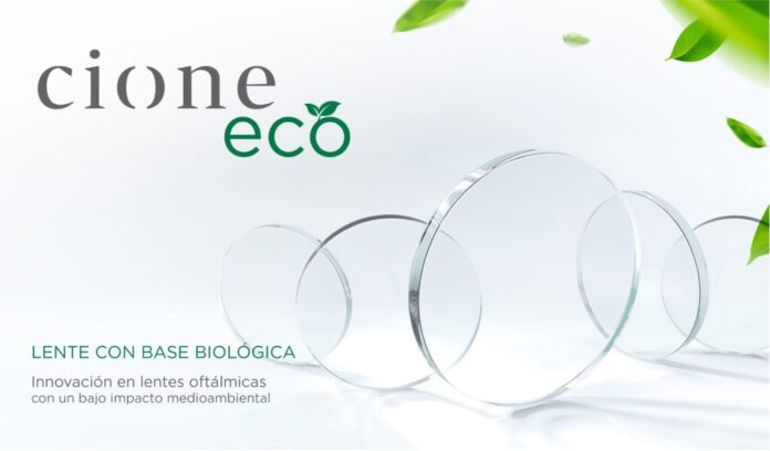 Cione extiende su apuesta por la sostenibilidad al rango de las lentes oftálmicas