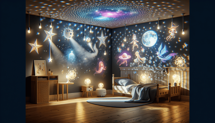 Cinco proyectores de luz para crear un ambiente de fantasía en el dormitorio de los más peques