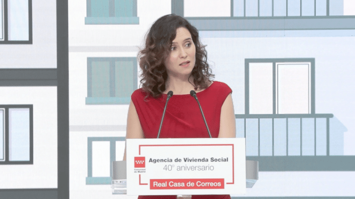 La presidenta durante la presentación del aniversario