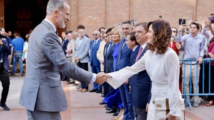 La presidenta Isabel Díaz Ayuso en la Plaza de Toros de Las Ventas