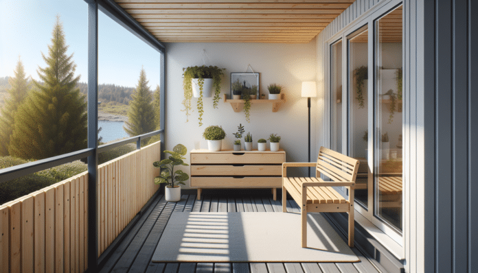 Este banco de jardín de Ikea es el favorito de terrazas y balcones pequeños pero bien optimizados
