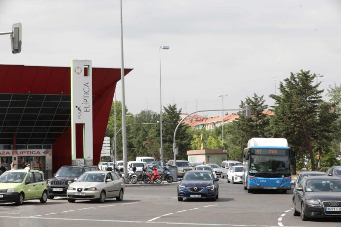 Plaza Elíptica-Imagen de archivo