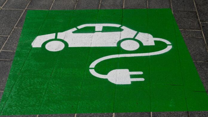 Imagen señal coche eléctrico