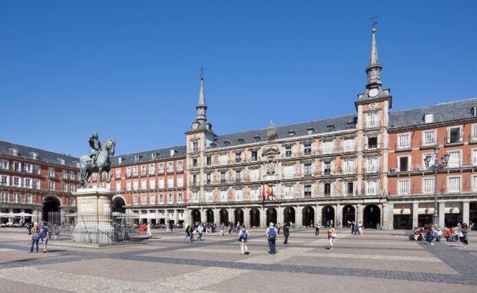 Imagen de la plaza Mayor de Madrid