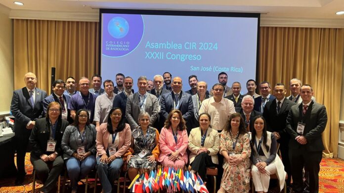 La consejera Fátima Matute durante el XXXII Congreso Interamericano de Radiología