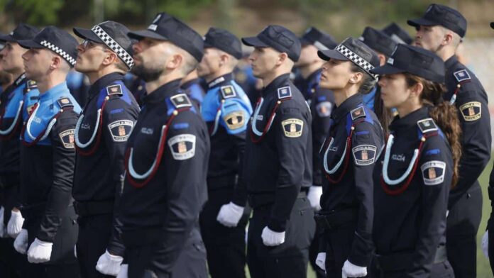 policías locales en formación