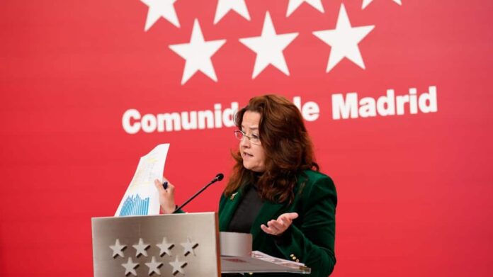 La consejera Fátima Matute comparece en la Real Casa de Correos