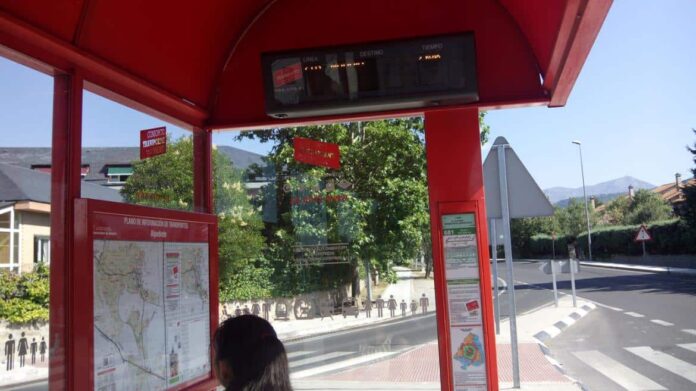 Marquesina de autobús interurbano