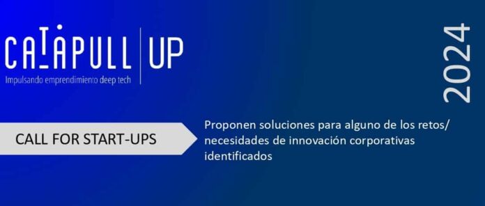 Cartel para start-ups del programa CaTaPull UP 2024.
