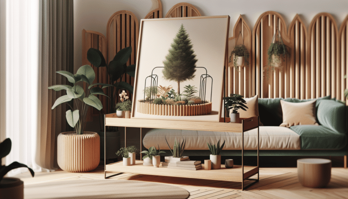 un práctico soporte para plantas y cultivos de exterior e interior para crear un jardín en el salón o l terraza