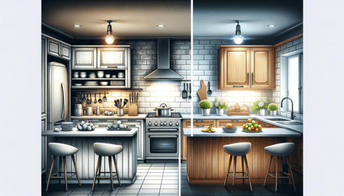 Era una cocina sosa y sin gracia, y se ha transformado en una estancia moderna y luminosa