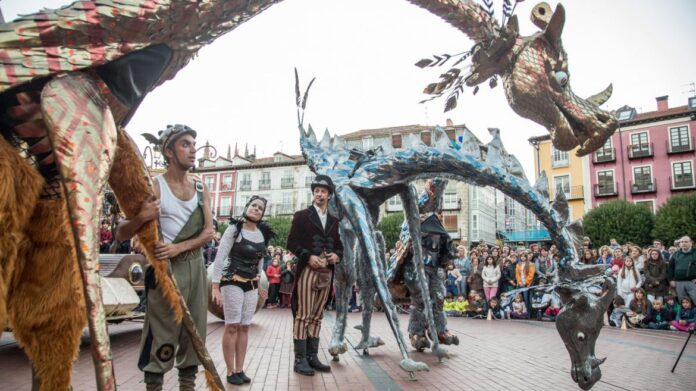 Espectáculo callejero de Tiritirantes