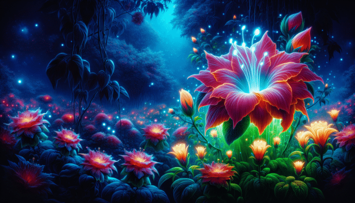 Con esta flor que se abre de noche y emite una luz fluorescente transformarás tu jardín por completo