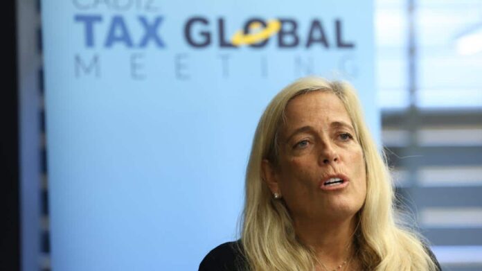 La consejera Rocío Albert en el foro Tax Global Meeting