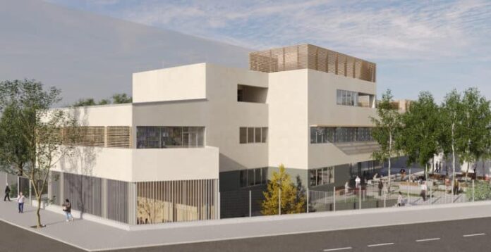 Recreación digital del nuevo centro de mayores de Parque Europa, en Latina