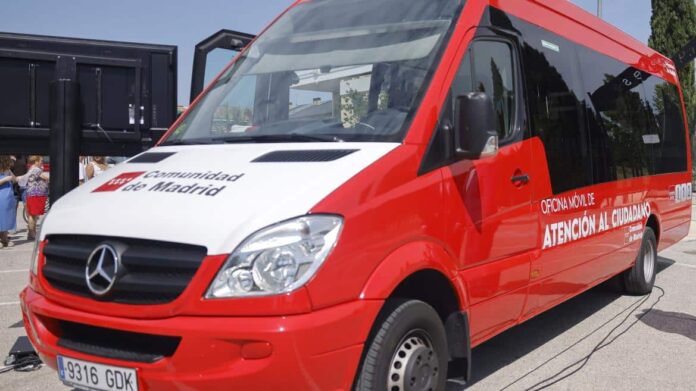 Ejemplar de la Oficina Móvil de Atención al Ciudadano 