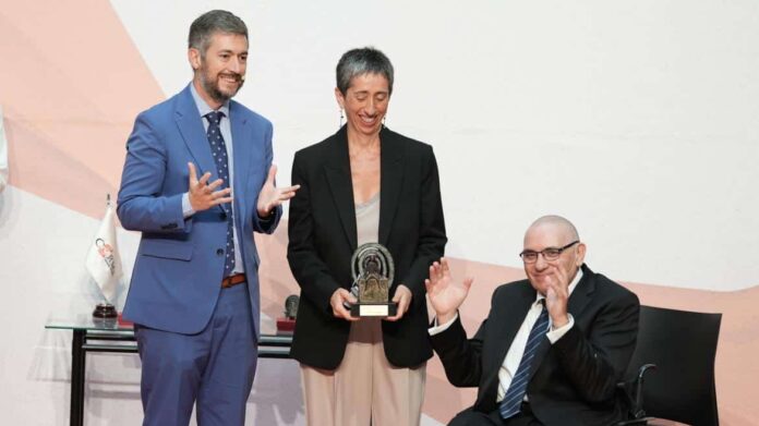 El consejero Miguel Ángel García Martín durante la entrega de los Premios Prodis XXV Aniversario 