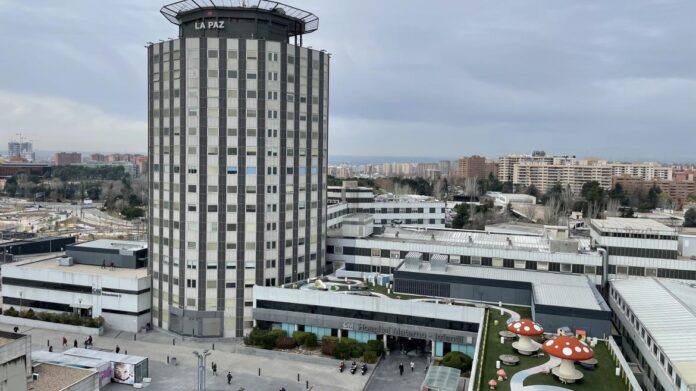 Vista aérea del Hospital La Paz