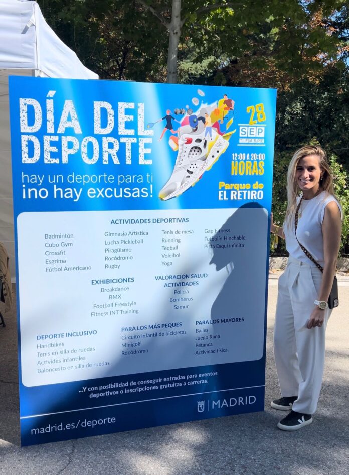 La concejala delegada de Deporte, Sonia Cea, en el Día del Deporte 2024
