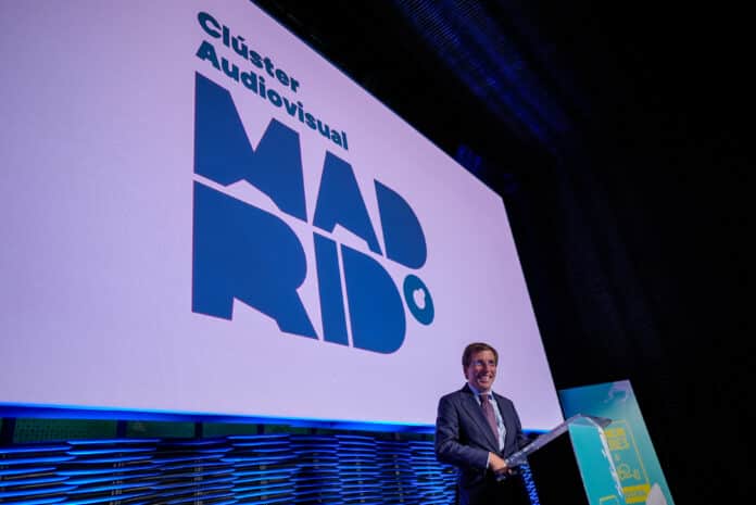 El alcalde de Madrid, José Luis Martínez-Almeida, presenta el nuevo Clúster Audiovisual de Madrid