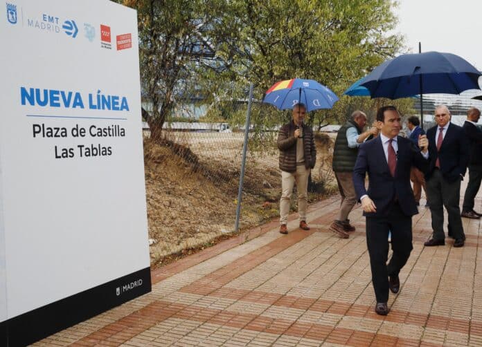 Carabante inaugura el nuevo carril bus de la avenida de Burgos que descongestionará el tráfico en el eje de la A-1 en hora punta1