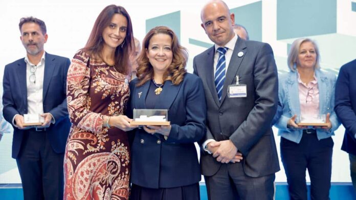 La consejera Fátima Matute durante la celebración del 10 aniversario del Hospital de Villalba