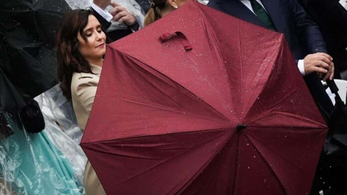 La presidenta Isabel Díaz Ayuso en los actos del Día de la Fiesta Nacional