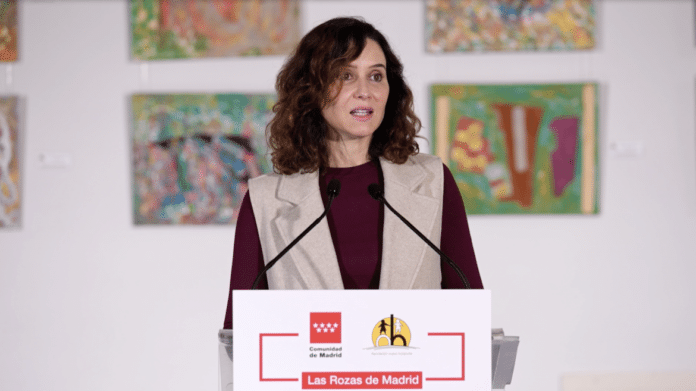 La presidenta durante su intervención