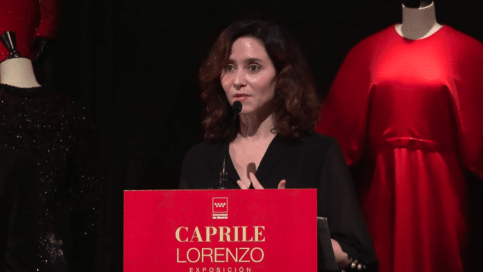 La presidenta durante su intervención