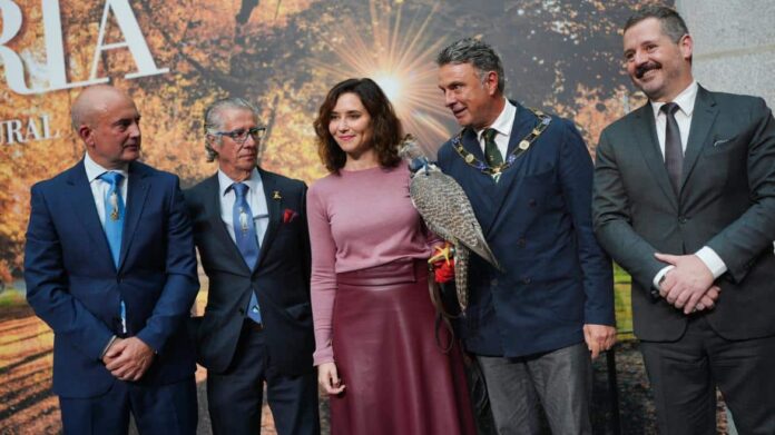 La presidenta con los cetreros