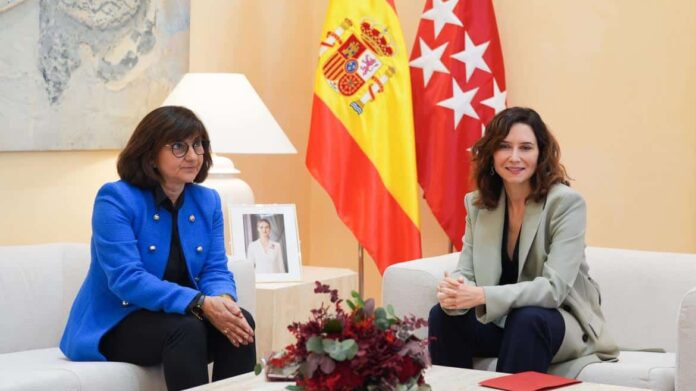 La presidenta Isabel Díaz Ayuso