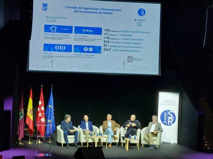 Representantes de los ayuntamientos de Madrid, Barcelona, Valencia y Zaragoza durante las jornadas
