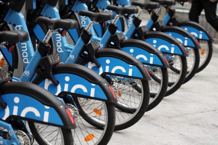 Bicicletas del servicio de bicimad