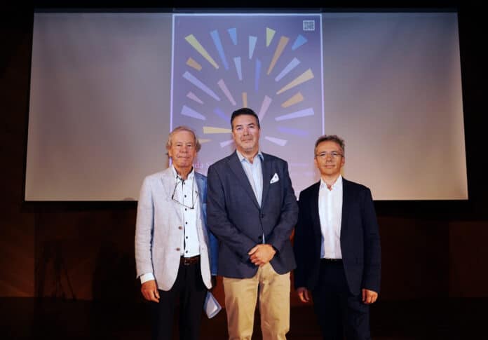 Presentación de la temporada de otoño de la banda municipal de madrid, en la que han participado su director, Jan Cober, Rafael Cabrera, Director General de Programas y actividades Culturales del Ayuntamiento de Madrid, y el subdirector de la banda municipal, Sergio Casas