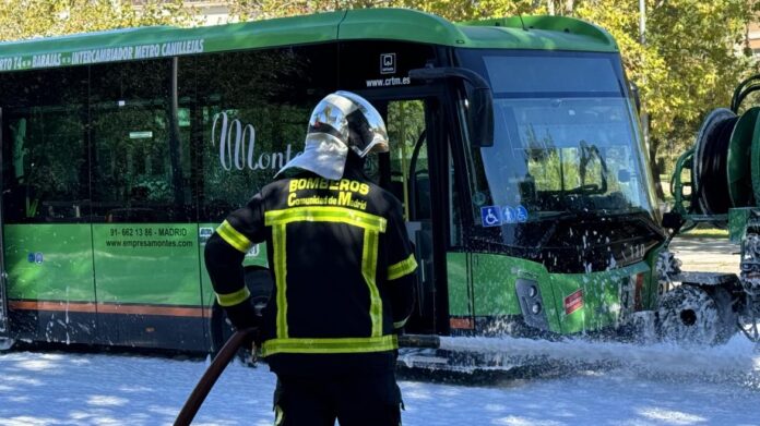 bombero de la Comunidad de Madrid 