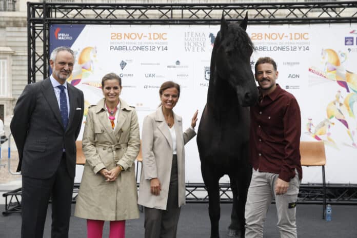 Maíllo en el acto de presentación de la nueva edición de IFEMA Madrid Horse Week