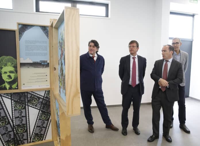 Carabante, Martínez Páramo y Pérez en la visita de hoy
