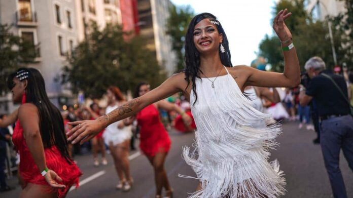 Participante en la Cabalgata de Hispanidad