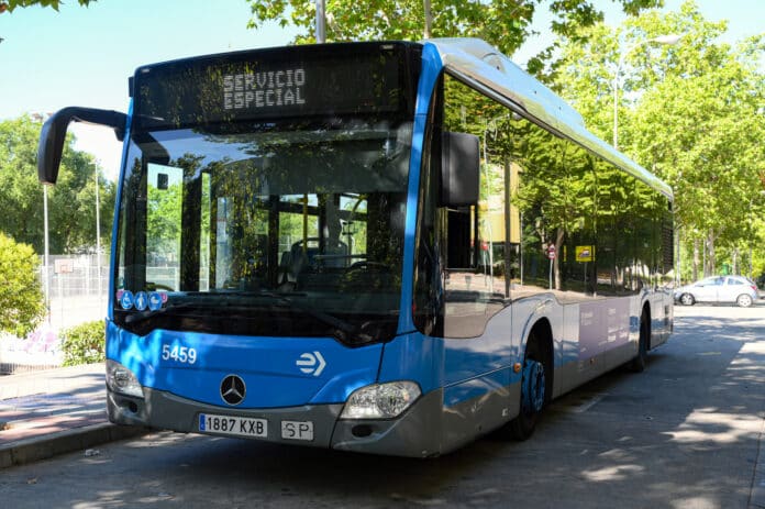 Imagen de archivo de autobús de EMT Madrid