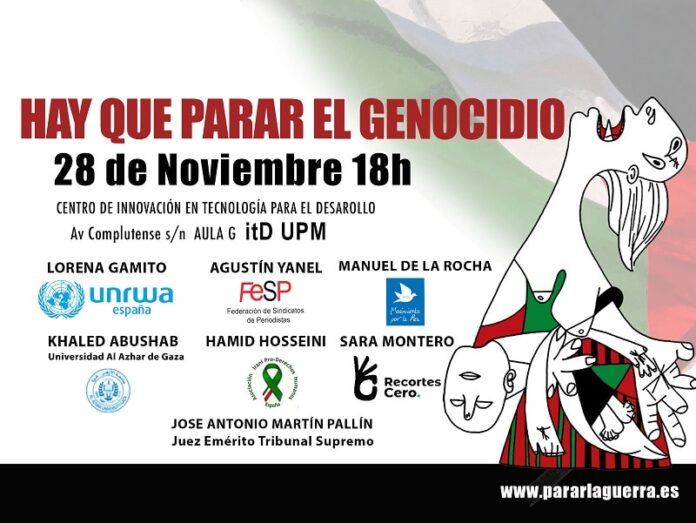 hay que parar genocidio