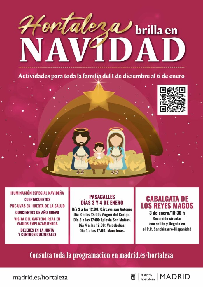 Cartel de Navidad de Hortaleza