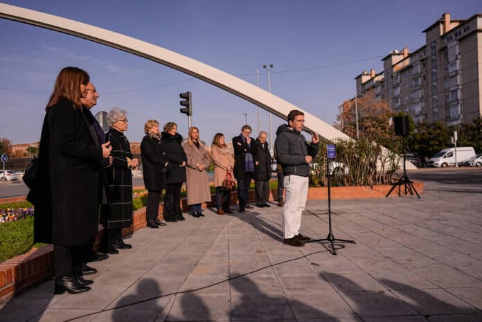 Visita de hoy al recién rehabilitado Puente de Ventas
