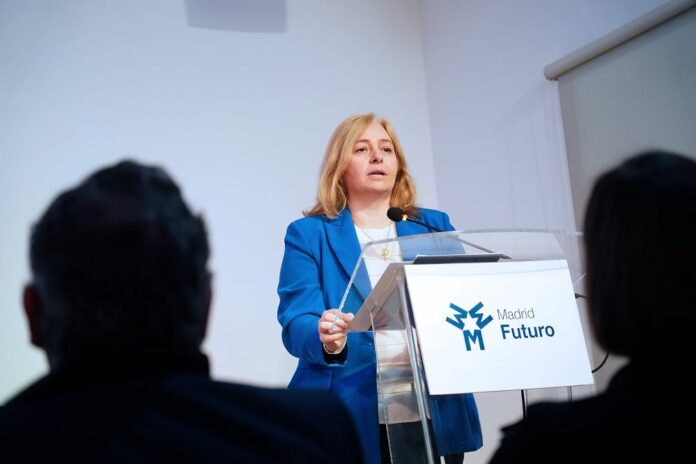 Sanz en la clausura de la IV Asamblea General de la asociación Madrid Futuro