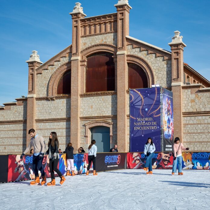 Inauguración de la pista de hielo en Matadero
