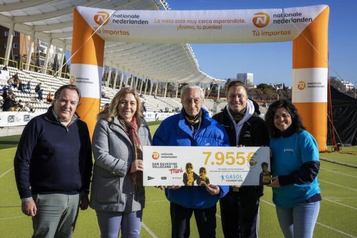 Sanz en la 10ª edición de la San Silvestre Vallecana Mini