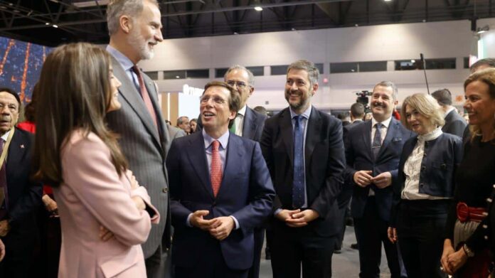 El consejero Miguel Ángel García Martín durante la inauguración de FITUR 