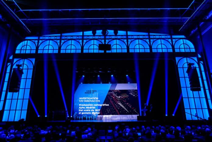Escenario de los Premios Caminos