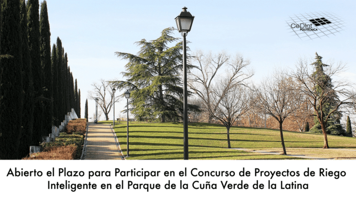 abierto el plazo para participar en el concurso de proyectos de riego inteligente en el parque de la cuña verde de la latina